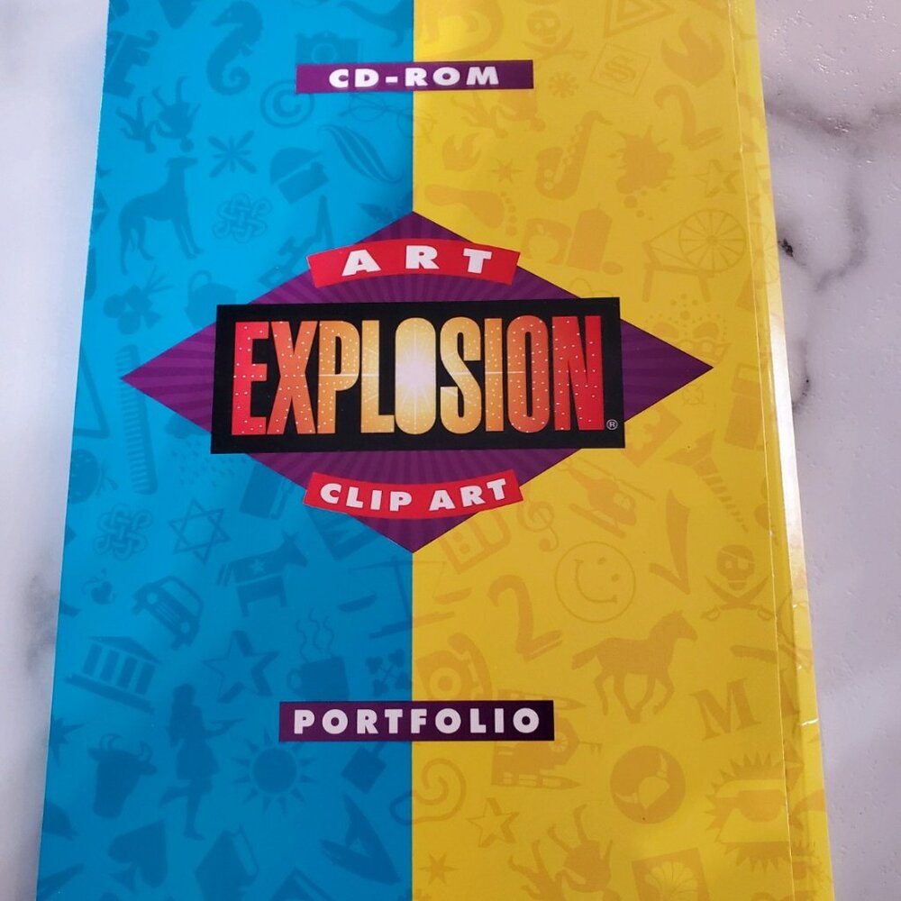 Art Explosion Clip Art Image Pack CD-ROM Portfolio 9 Discs Nova Development